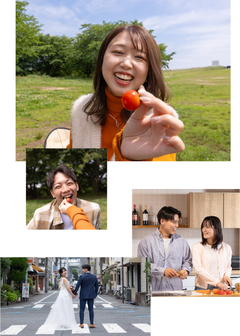 カップルがデートをしているイメージ